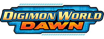 Digimon World Dawn title screen for Nintendo DS